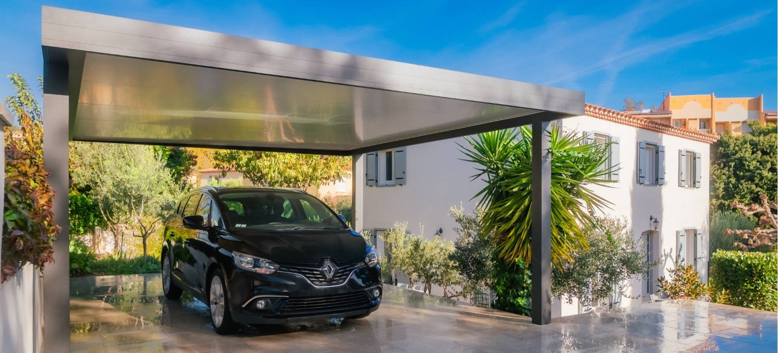 abri voiture aluminium