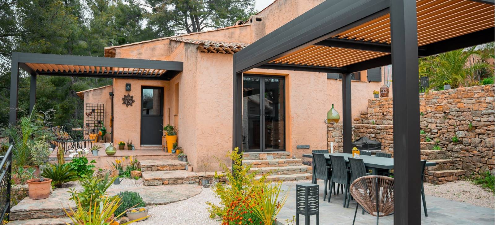 pergola effet bois niort