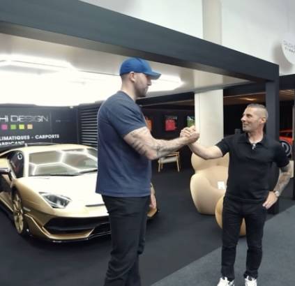 GMK choisit l'abri de voiture Cauchi Design pour sa Lamborghini STO au Salon Top Marques Monaco 2024