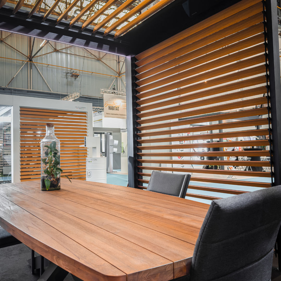 brise soleil orientable effet bois pergola niort