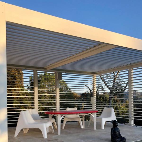 Brise soleil orientable en alu