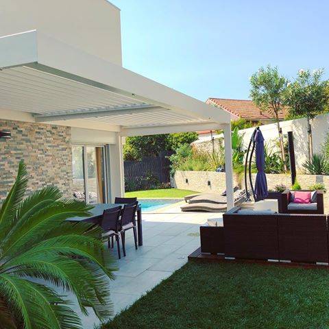 Pergola blanche 7x4