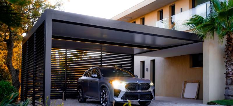 Carport Niort : Installation sur-mesure à Sainte-Maxime de notre Craport 7x5 en aluminium RAL 2100